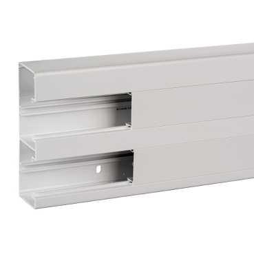 ISM10400P КОРОБ 2Х СЕКЦ.165Х55 С КРЫШ. ПВХ RAL9003