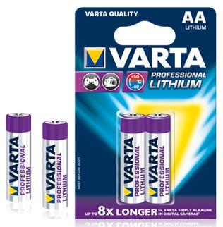 Элемент питания VARTA 6106.301.402  LITHIUM LR6 BP2