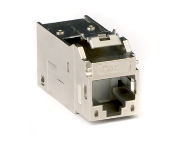 Модуль Keystone RJ45 CAT5E экранированный, серебристый