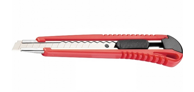 Нож  9 мм выдвижное лезвие, металлическая направляющая MATRIX