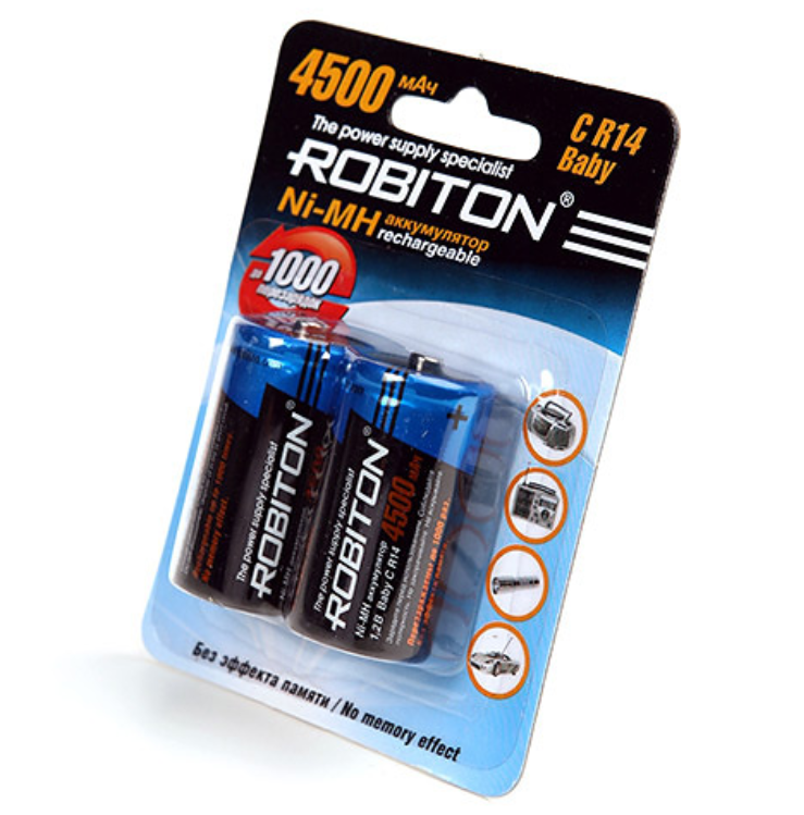 Аккумулятор ROBITON 4500MHC-2 BL2