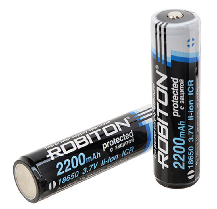 Аккумулятор ROBITON 2.2/Li18650 с защитой