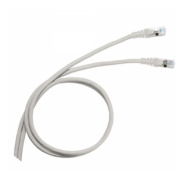Патч-корд U/UTP кат5е PVC 1м серый Legrand 051636