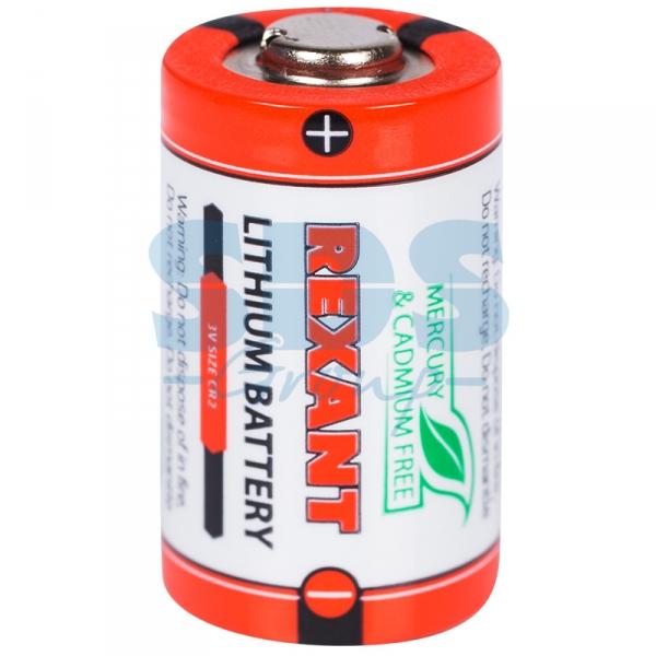 Элемент питания REXANT CR2  1 шт блистер 30-1112