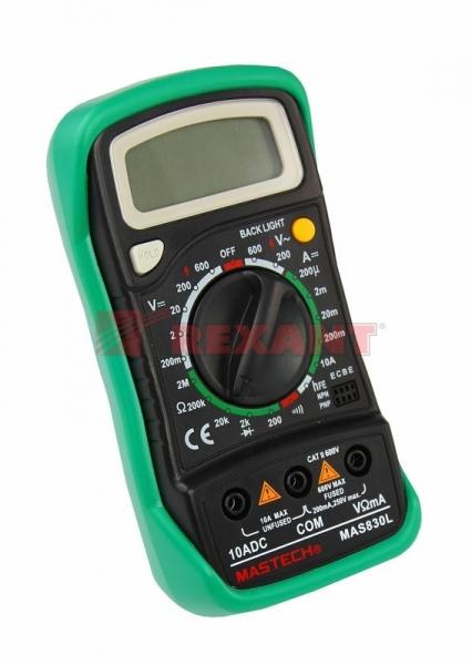 Портативный мультиметр MAS830L MASTECH 13-2007