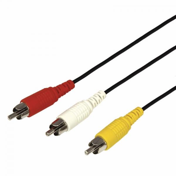 Шнур  3х3 RCA  1.5М  REXANT 17-0202