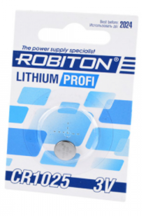 Элемент питания ROBITON PROFI R-CR1025  BL1