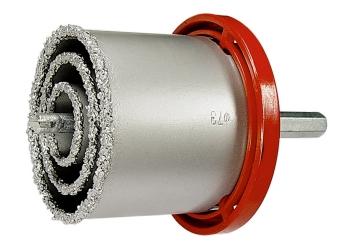 Набор коронок по керам. плитке 33-53-67-73 мм, 6-гр. хвостовик// MATRIX 72840