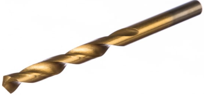 Сверло по металлу, 8 мм, HSS, нитридтитановое покрытие, цилиндрический хвостовик MATRIX