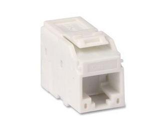Модуль Keystone RJ45 CAT5E не экранированный, белый