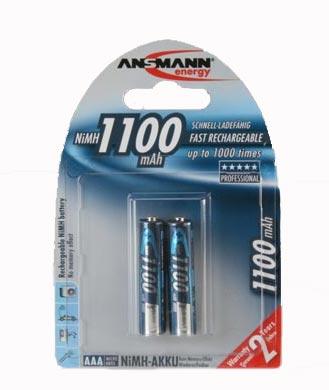 Аккумулятор Ansmann R03 1100mAh AAA 5035222 BP2