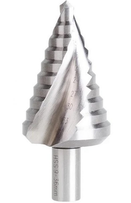 Сверло по жести ступенчатое ТИТАН 9,0 - 36,0 мм  REXANT 12-6614