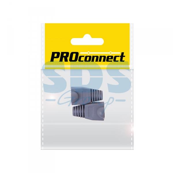 Защитный колпачок для штекера 8Р8С (Rj-45), серый (2шт.) (пакет)  PROconnect 05-1208-8