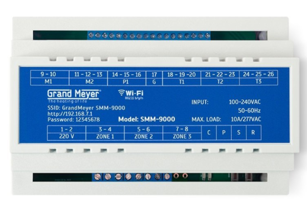 Беспроводная метеостанция для систем снеготаяния SMM-9000 WI-FI (138 x 88 x 62 мм)