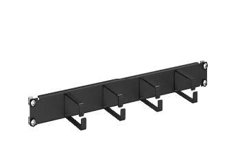 Кабельный органайзер DKC R5PC191HEB   19", 1U, чёрный