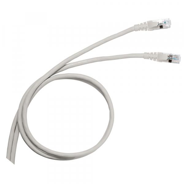 Патч-корд U/UTP категория 5е PVC 3м серый Legrand 051638