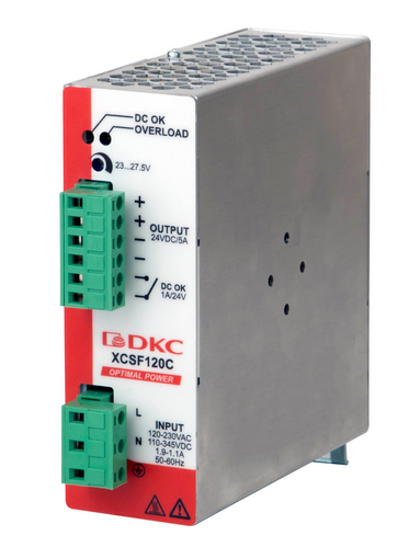Источник бесперебойного питания ДКС OPTIMAL POWER, 1p, 120 Вт, 5 А, 24 В