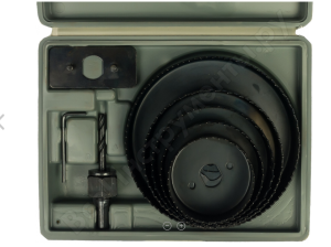 Набор кольцевых пил по дереву, 64-127 мм, 8 предметов // MATRIX