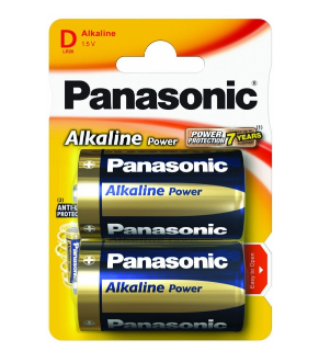 Элемент питания Panasonic LR20 Alkaline Power 2BP (кратно 2)