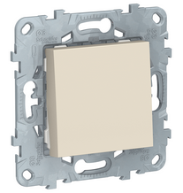 Schneider Electric Unica NEW Бежевый Выключатель 1-клавишный, схема 1, 10 АХ, 250 в, NU520144
