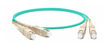 Патч-корд волоконно-оптический (шнур) MM 50/125(OM4), SC-SC, duplex, 10G/40G, LSZH, 5 м Hyperline FC-D3-504-SC/PR-SC/PR-H-5M-LSZH-AQ (FC-504-SC-SC-40G-5M)