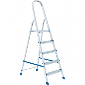Стремянка 5 ступеней СИБРТЕХ алюминиевая 101см