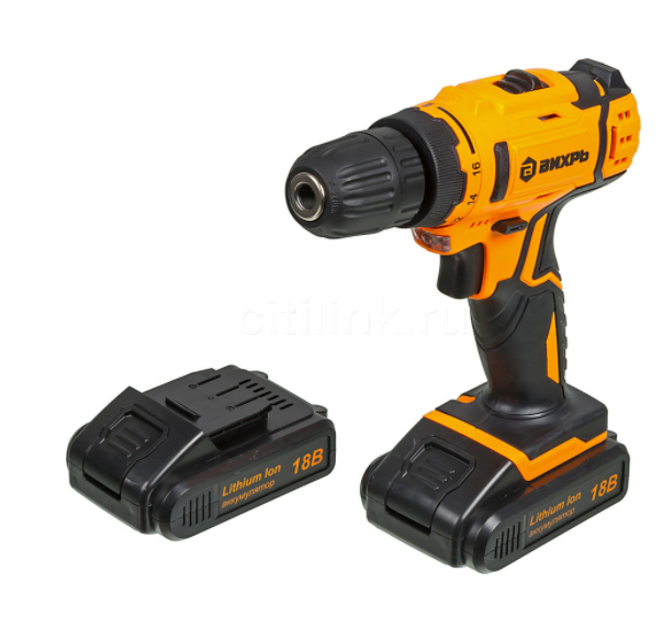 Дрель-шуруповерт аккумуляторная ДА-18Л-2КА Вихрь