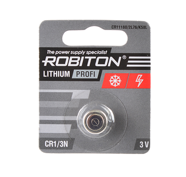 Элемент питания ROBITON PROFI CR1/3N-BL1