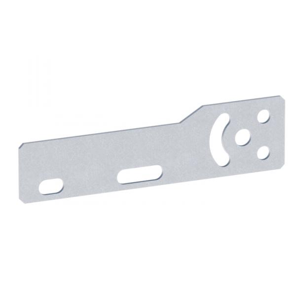 Пластина шарнирного соединения h=100мм EKF