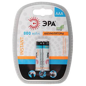 Аккумулятор ЭРА HR03-2BL 800mAh Instant