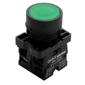 Кнопка управления NP2-EA31 без подсветки зел. 1НО IP40 CHINT 574816