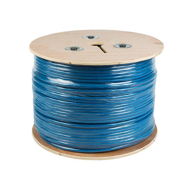 Кабель витая пара F/UTP 4х2х23AWG кат.6 solid CU PVC син. 305м (м) Rexant 01-0147