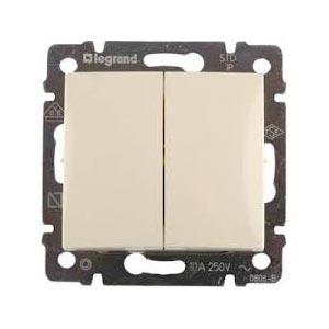 Legrand Valena  Слоновая Кость Переключатель механизм 2-клавишный 10А /774308