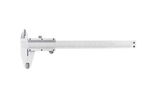 Штангенциркуль, 250 мм, цена деления  0,02 мм, металлический, с глубиномером// MATRIX
