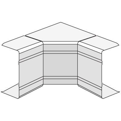 DKC  NIAV  Белый  Угол внутренний изменяемый  80x60  (70-120°) 01728