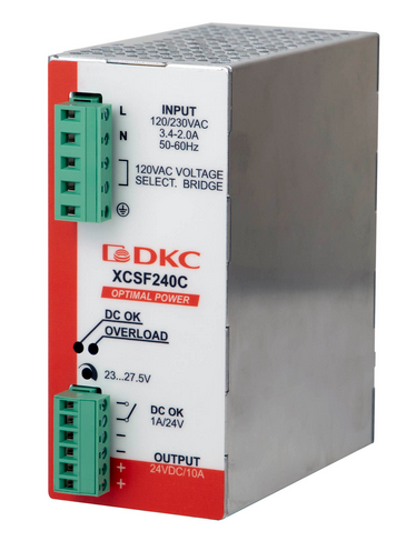 Источник бесперебойного питания ДКС OPTIMAL POWER,1p,240Вт,10А,24В,Oring