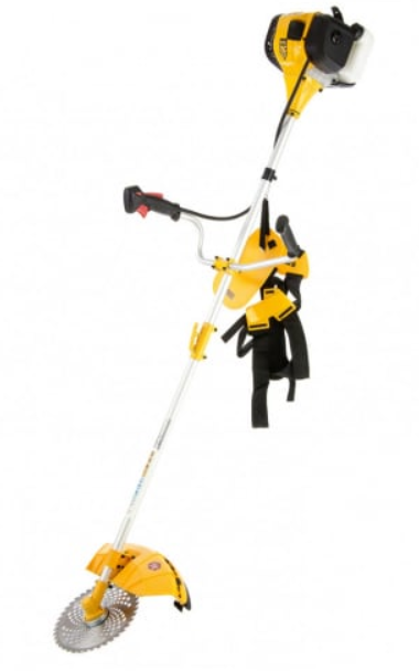 Триммер бензиновый DGT-430S, 43см3, 2,5 л.с., разъемная штанга, состоит из 2 частей// Denzel