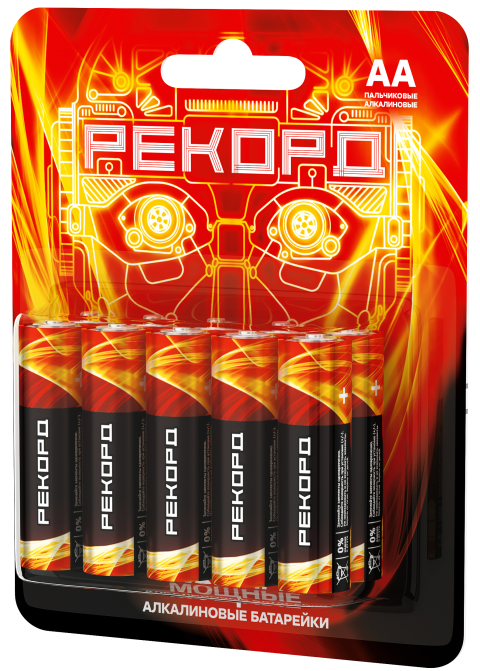 Элемент питания РЕКОРД LR6 BP10 (кратно 10)