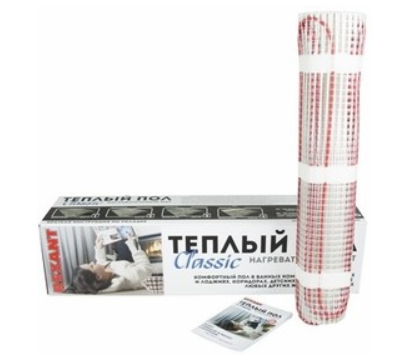 REXANT Тёплый пол (нагревательный мат)  Classic RNX -3,5-525 (площадь 3,5 м2 (0,5 х 7,0 м)), 525 Вт, двухжильный с экраном 51-0507-2