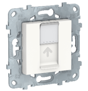 Schneider Electric Unica NEW  Белый Розетка компьютерная, RJ45, 1-местная категория 5е UTP, NU541118