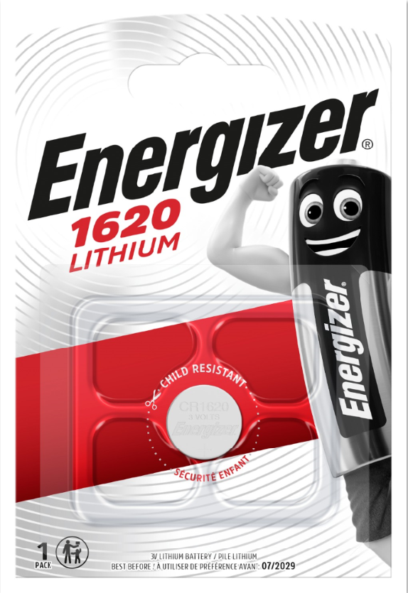 Элемент питания Energizer CR1620 BL1